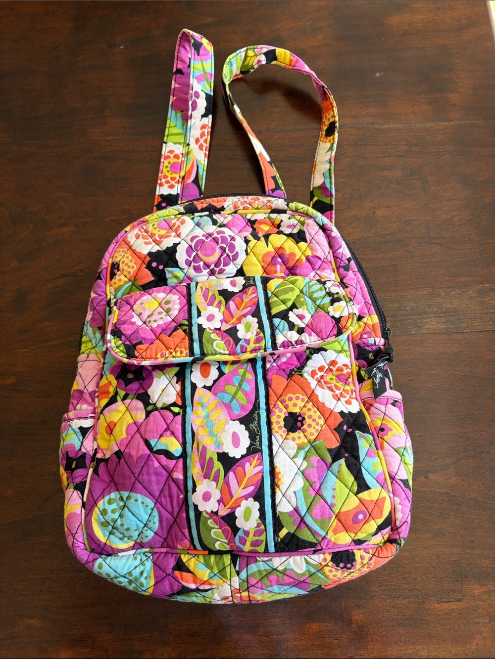 Quilted Floral Multi-Color Women's Shoulder Bag